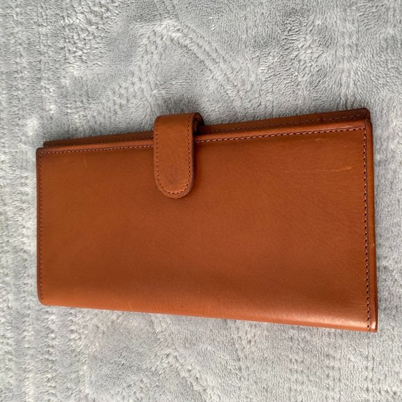 Vintage Coach Water Buffalo Hide Checkbook/credit card holder NWOT - Picture 5 of 5